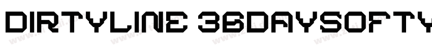 dirtyline 36Daysofty字体转换